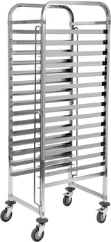 Nerūdijančio plieno vežimėlis indams 470x620x1700 mm (YG-09072)