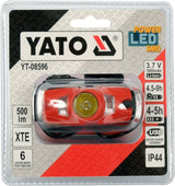 Lempa dedama ant galvos | akumuliatorinė | 500LM / 70 m | LI-ION 3,7V 1000MAH (YT-08596)
