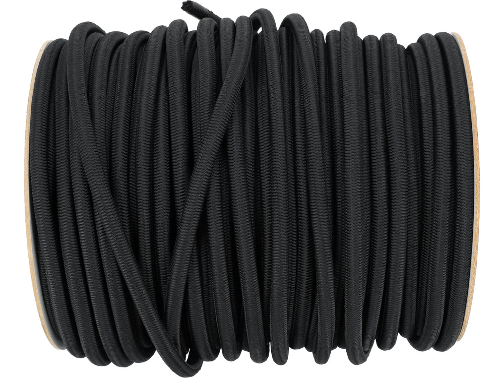 Elastinė pinta virvė | juoda | 12 mm | 100 m (69553)