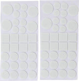 FELT PADS SET | WHITE | 64 PCS. (80701)