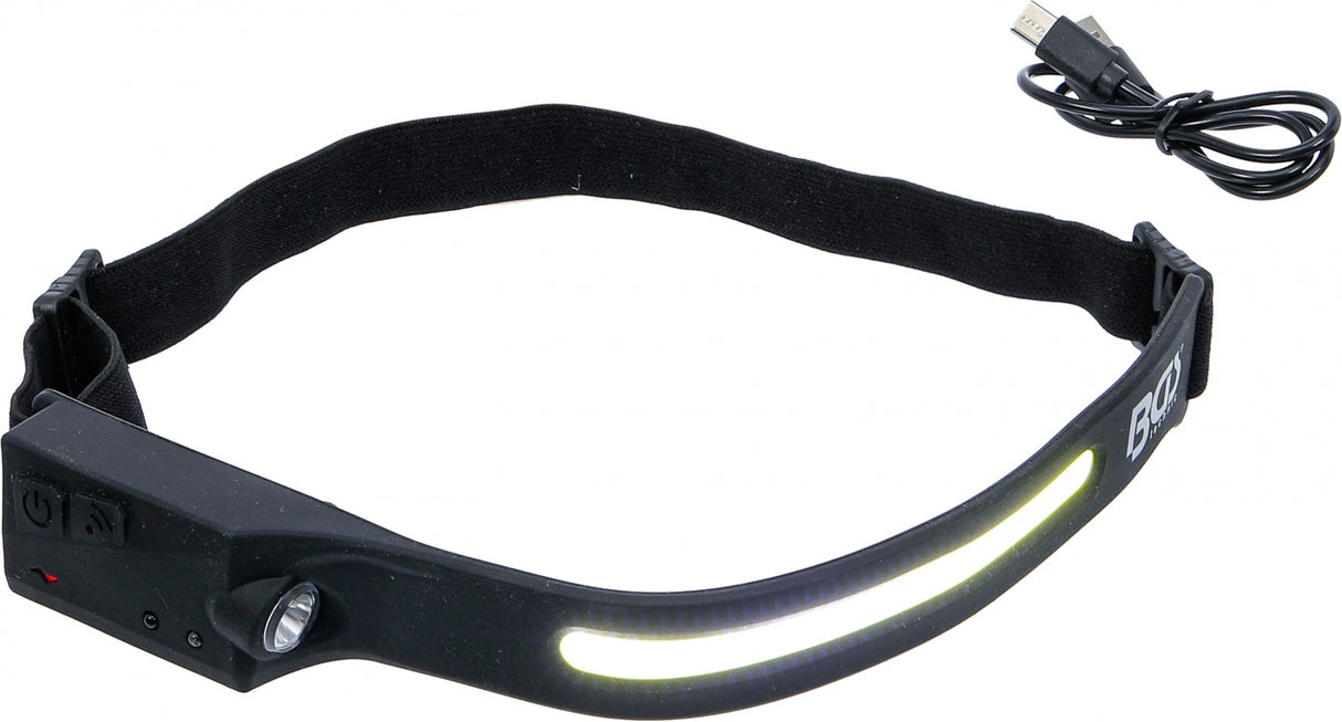 COB LED galvos žibintas | su judesio jutikliu (85355)