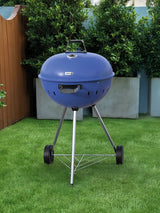 CHARCOAL BBQ, ROUNDED, 54CM BLUE (YG-20302)