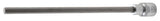Бита впрессованная в головку | длина 240 mm | 12,5 mm (1/2") шестигранник 8 mm
