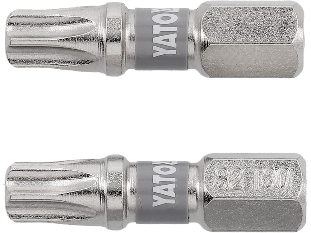 Antgaliai | 6,3 mm (1/4") | S2 Ni | T-Star (Torx) T30 | 2 vnt. (YT-78015)