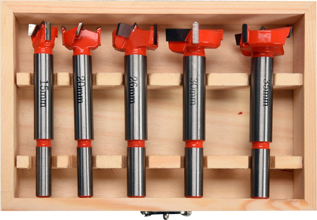 5PCS FORSTNER SET 15, 20, 26, 30, 35 (YT-33015)