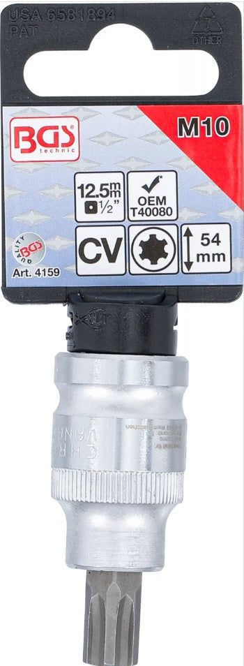 Бита | длина 54 mm | 12,5 mm (1/2") | VAG Polydrive
