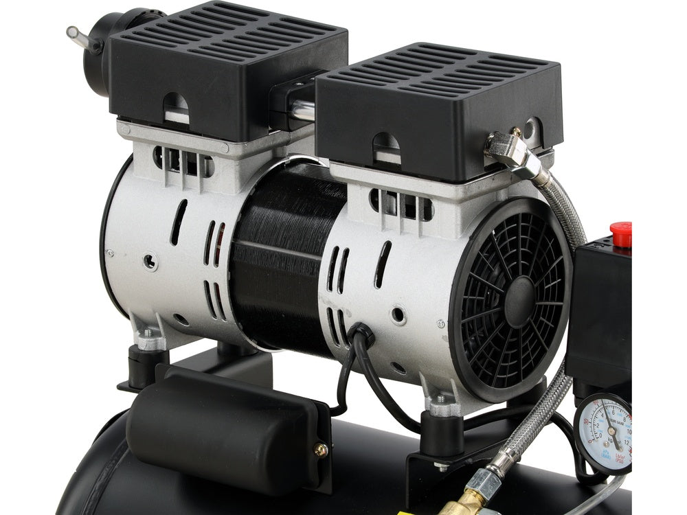 Oro kompresorius tylus | betepalinis | 24L/0.8MPA/8BAR/116PSI/ 140l/min | 750 W (YT-23342)
