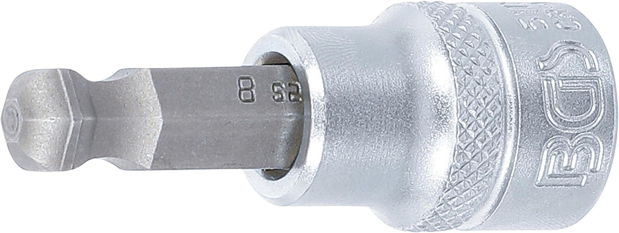 Antgalis įpresuotas į galvutę | 10 mm (3/8") | hex šešiakampis | su šarnyru 8 mm (5115)