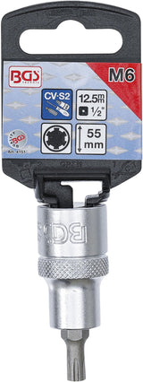 Бита | длина 55 mm | 12,5 mm (1/2") | Spline (RIBE) M6