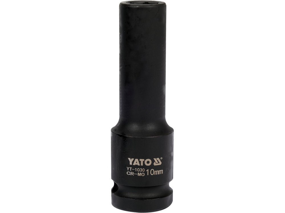 Galvutė smūginė šešiakampė ilga | 12,5 mm (1/2") | 10 mm (YT-1030)