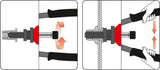 Kniediklis srieginėms kniedėms | M3, M4, M5, M6, M8, M10, M12 (YT-36127)