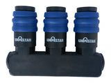Oro paskirstytojas su 3 lizdais tiesus 1/4" (TSC-3)