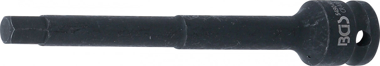 Antgalis smūginis | 150 mm ilgio | 12,5 mm (1/2") | Hex šešiakampis 10 mm (5490-H10)