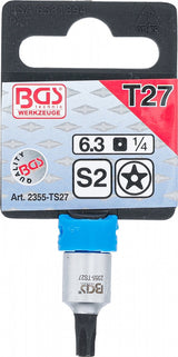 Antgalis 5-kampis 1/4" TS-Star su skyle TS27 (2355-TS27)