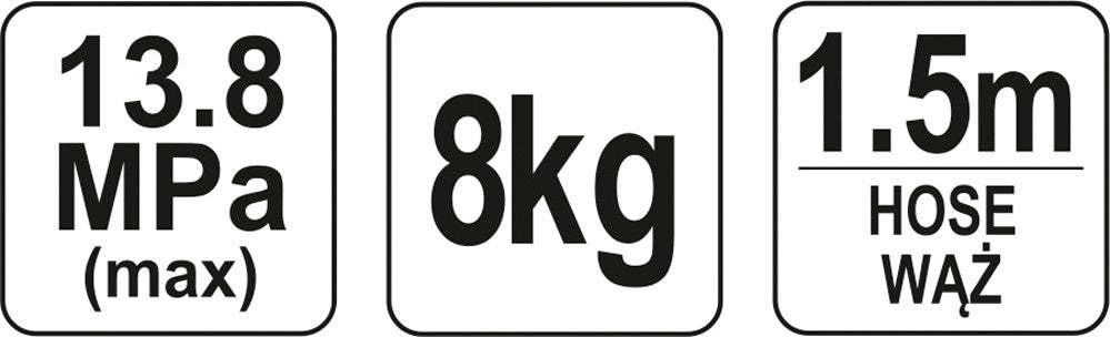 Tepimo pompa | 8 kg (YT-07063)