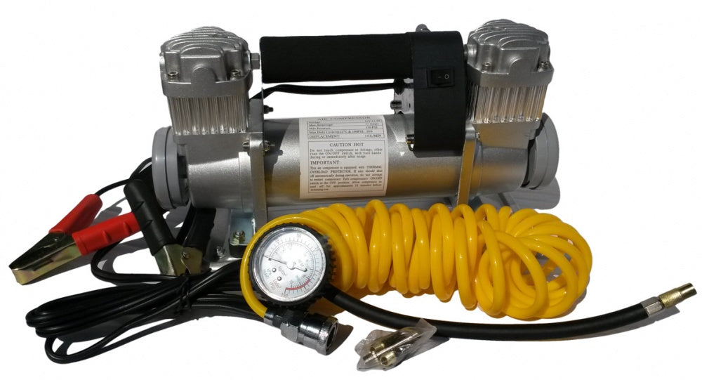 Воздушный компрессор | 2x40 mm цилиндра | DC12V | 150psi 150L/min