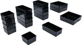 PLASTIC STRORAGE TRAYS | FOR WORKSHOP TROLLEY | 17 PCS. (9550)
