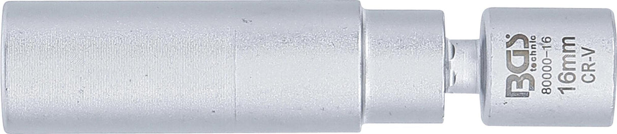 Galvutė kaitinimo ir uždegimo žvakėms | šarnyrinė | 10 mm (3/8") | 16 mm (80000-16)