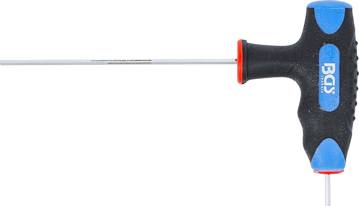 Atsuktuvas su T-rankenėle ir šonine geležte | vidinis šešiakampis 2 mm (4010-1)