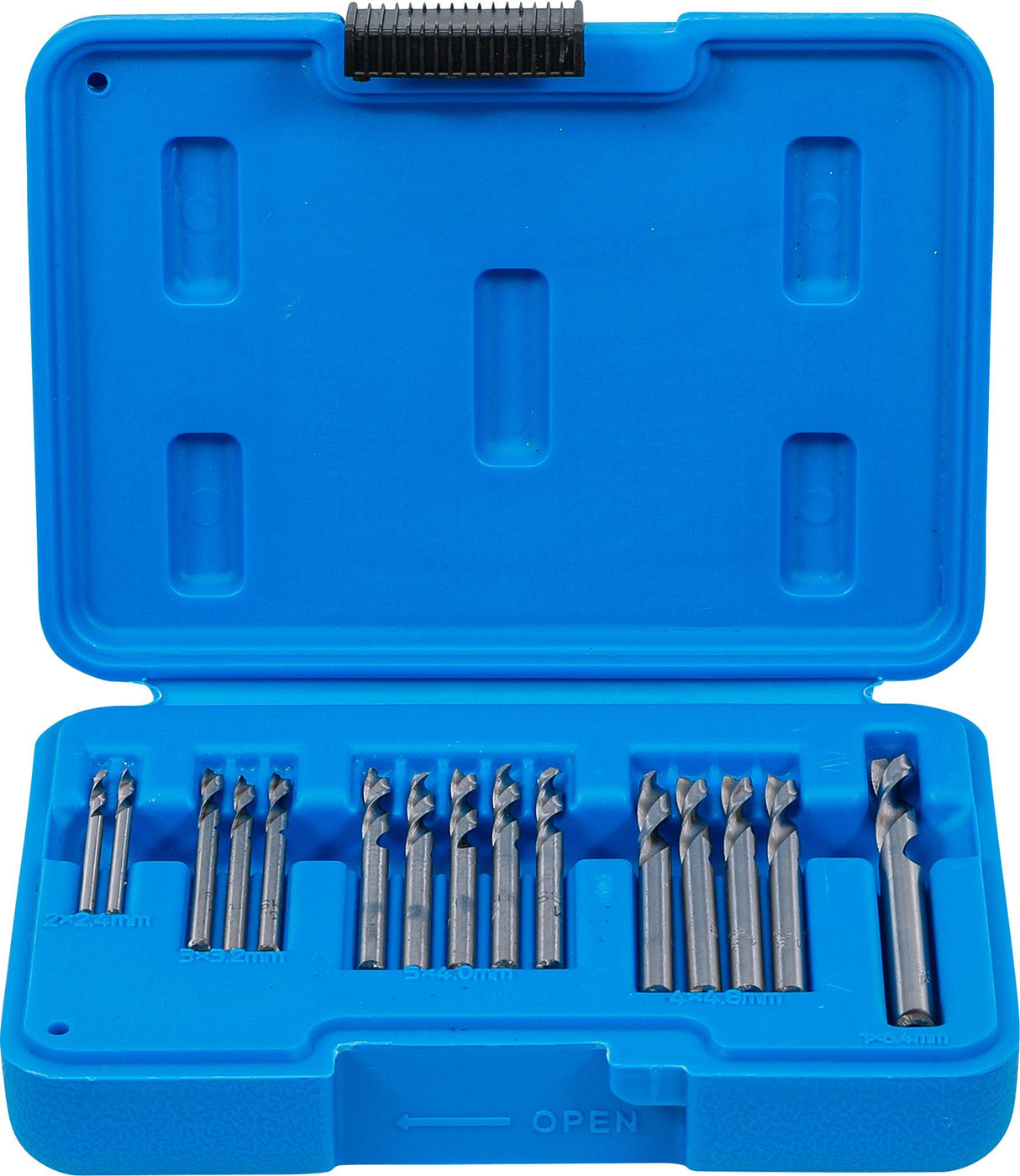 BLIND RIVET DRILL SET | HSS | 2.4 - 6.4 MM | 15 PCS. (2097)