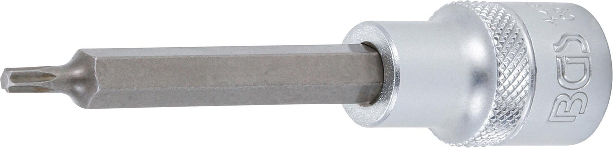 Antgalis įpresuotas į galvutę | ilgis 100 mm | 12,5 mm (1/2") | T-star (Torx) T20 (4469)