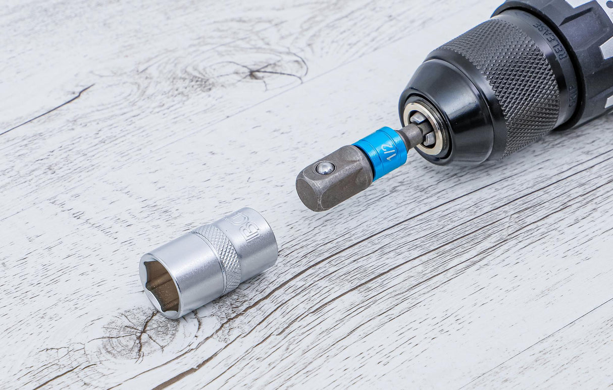 Adapterių rinkinys | spalvoti | 6.3 mm (1/4") | 6.3 mm (1/4") / 10 mm (3/8") / 12,5 mm (1/2") | 4 vnt. (20814)