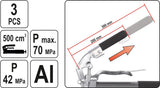Tepimo pistoletas sustiprintas | 500 cm³ (YT-0704)
