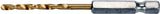 Grąžtas metalui su Hex 6.3 mm (1/4") galu HSS-TiN | 3.5 mm (YT-44756)