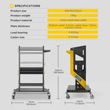 TOOL TROLLEY ON WHEELS | DIAGNOSTIC TABLE | MOBILE (TDC300)