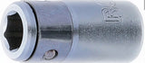 Adapteris su fiksuojamu rutuliu | vidinis kvadratas 6.3 mm (1/4") | vidinis šešiakampis 6.3 mm (1/4") (8213)