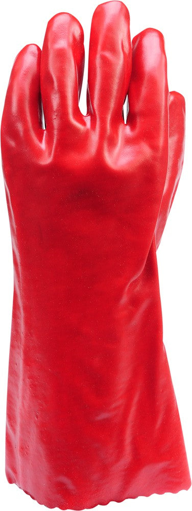 Pirštinės gumuotos raudonos | 36 cm (74151)