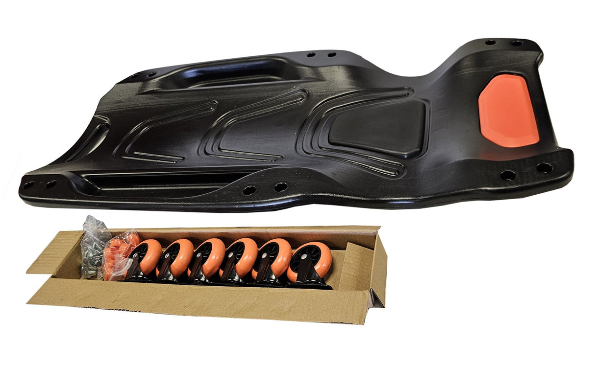 Лежак на колёсах | profi | 42" | HDPE 100% | с лотком для инструментов