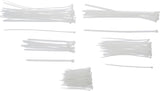 CABLE TIE SET | WHITE | VARIOUS SIZES | 250 PCS. (80874)