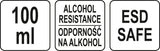 Tuščias buteliukas alkoholiniams tirpikliams iš HDPE plastiko su dozavimu (YT-82516)
