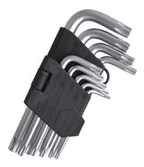 Lenktų raktų rinkinys | T-star (Torx) T10 - T50 | 9 vnt (ES10698)