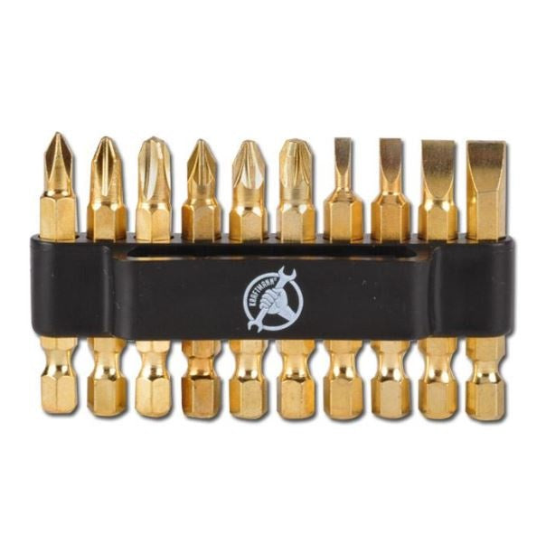 Antgalių rinkinys | "gold" | 6.3 mm (1/4") | 10 vnt. (4814)