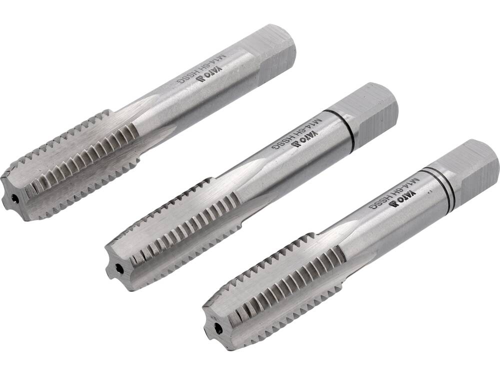 Sriegikliai 3vnt.M14x2, HSS/M2 (YT-2940)