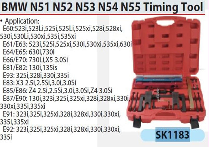 Variklio fiksavimo rinkinys | BMW N51 / N52 / N53 / N54 / N55 (SK1183)