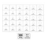 Tarpinių asortimentas | aliuminės | 300 vnt. (SK01005)
