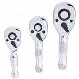 Набор коротких трещоток | 6.3 mm (1/4") / 10 mm (3/8") / 12,5 mm (1/2") | 3 шт.