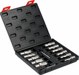 HSS ANNULAR CUTTER SET FOR METAL | WELDON SHANK | 12-27 MM | 13 PCS (YT-43405)