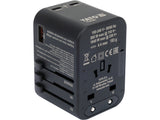 Путешествующий адаптер | универсальный | более 150 стран / USB-C PD 65W