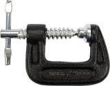Струбцина с винтом "C" типа 1", 25 mm