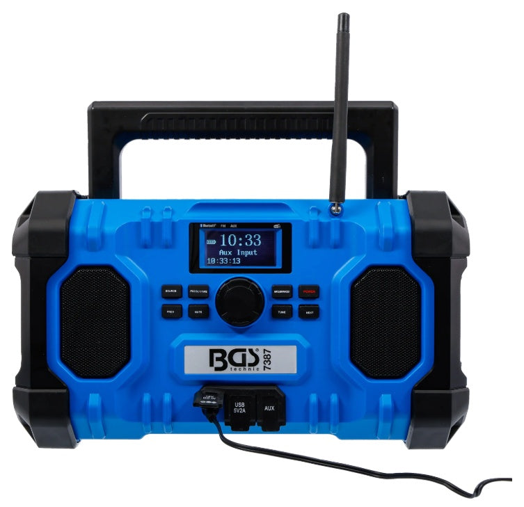 CORDLESS DAB RADIO | HYBRID | 18 V AND 230 V | WITHOUT RECHARGEABLE BATTERY (7387)
