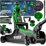 LOW PROFILE HYDRAULIC FLOOR JACK WITH WHEELS WÜBER W22001 | 90-360 MM | 2.5 T (W22001 )