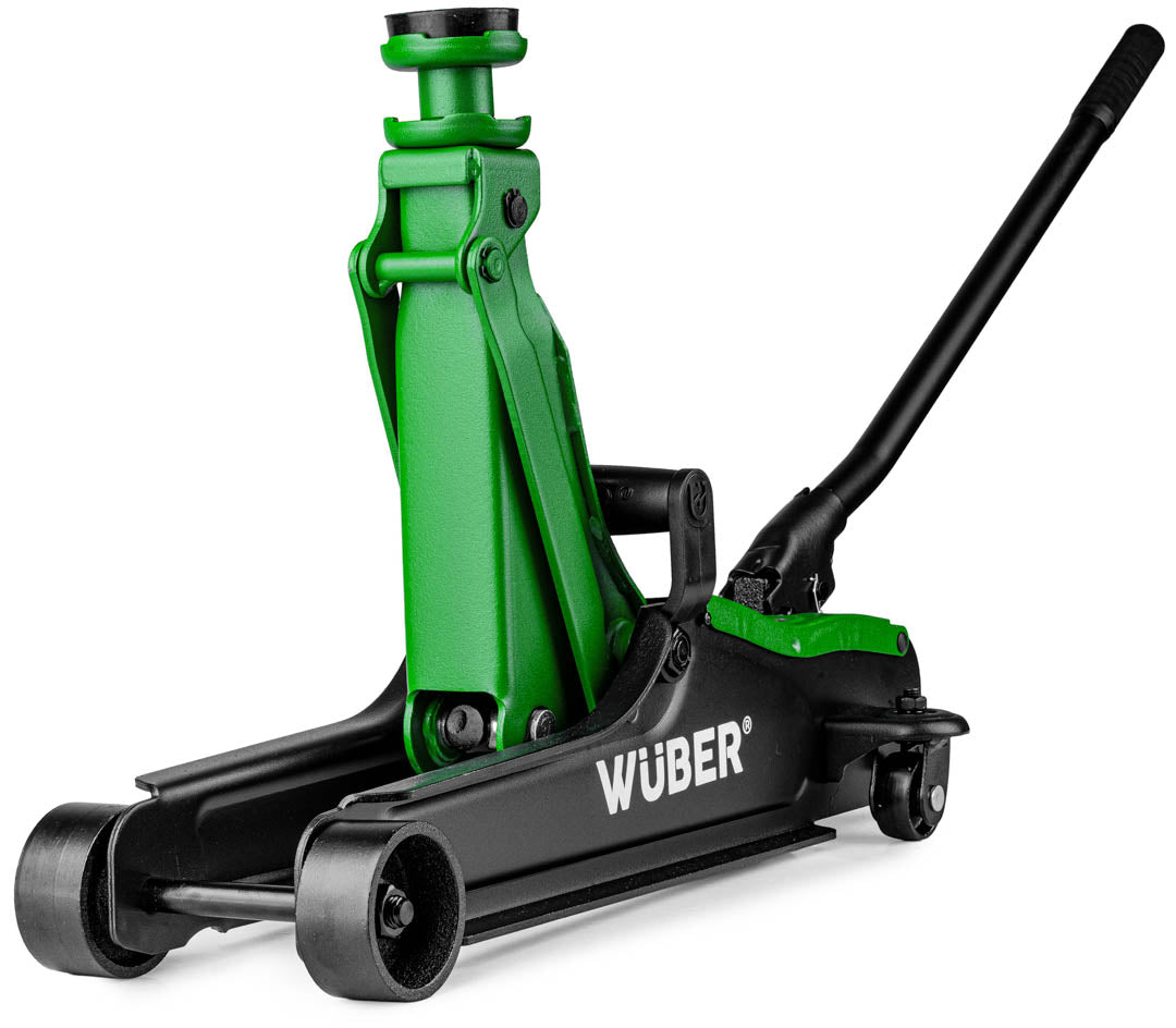 LOW PROFILE HYDRAULIC FLOOR JACK WITH WHEELS WÜBER W22001 | 90-360 MM | 2.5 T (W22001 )