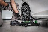 LOW PROFILE HYDRAULIC FLOOR JACK WITH WHEELS WÜBER W22001 | 90-360 MM | 2.5 T (W22001 )
