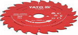 TCT pjovimo diskas medienai | 165 mm | 24 dantukai | 20 mm | su PTFE danga (YT-608732)