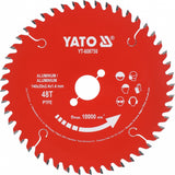 TCT pjovimo diskas aliuminiui ir spalvotiesiems metalams | 165 mm | 48 dantukai | 20 mm (YT-608751)