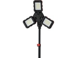 Hibridinis LED prožektorius su teleskopiniu stovu | 18 V / 230 V | 100 W | 10 000 lm (YT-818394)